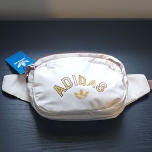Adidas Wonder White Per Love Brown and Yellow Waist Bag
